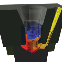 CAE Software Simulates Industrial Casting Processes