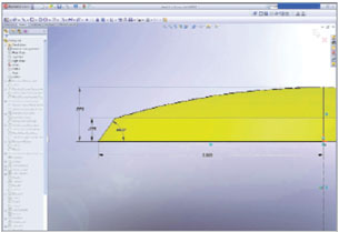 A parametric sketch contains both geometric and dimensional constraints on your geometry.