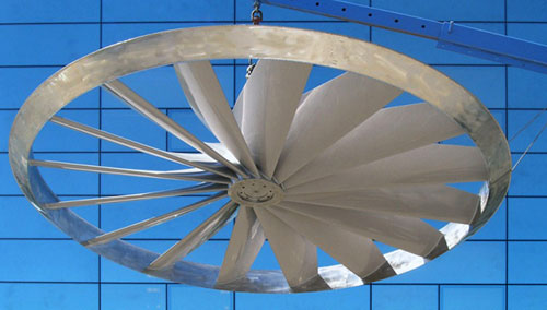CFD plot of airflow