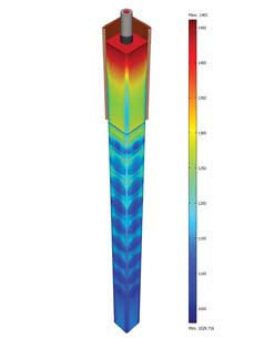 Ugitech Optimizes Steel Casting Process Using COMSOL Multiphysics