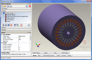 FEA Predicts Rotating Electronic Machine Performance