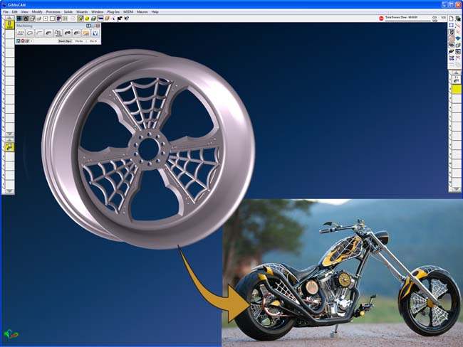 GibbsCAM Gives American Chopper Star the Speed to Beat His Deadlines