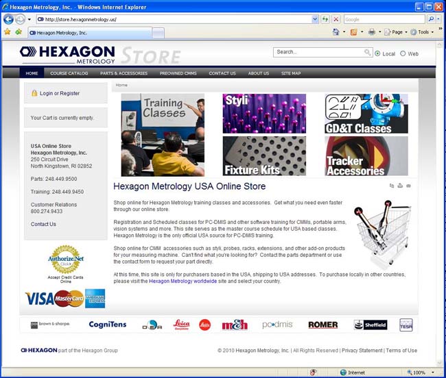 Hexagon Metrology USA Launches Online Store