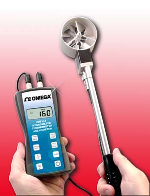Omega Introduces Handheld Rotating Vane Hygro-thermo Anemometer