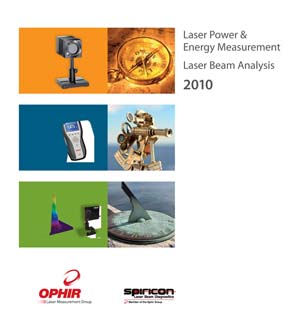 Ophir-Spiricon Releases 2010 Catalog for Laser Measurement Applications