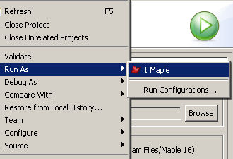 Maple IDE
