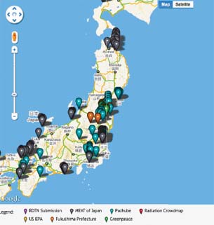 Sensors Monitor Radiation in Japan