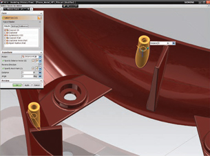 Active Selection in NX6 recognizes symmetry. 