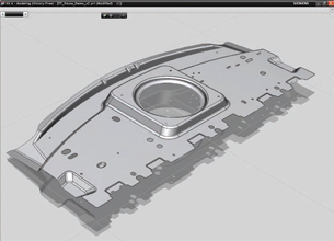 NX6 has a Reuse Library so Key Shapes can be copied from another design and used, for example, to strenghten this existing sheet metal part.