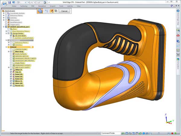 Solid Edge Surfaces