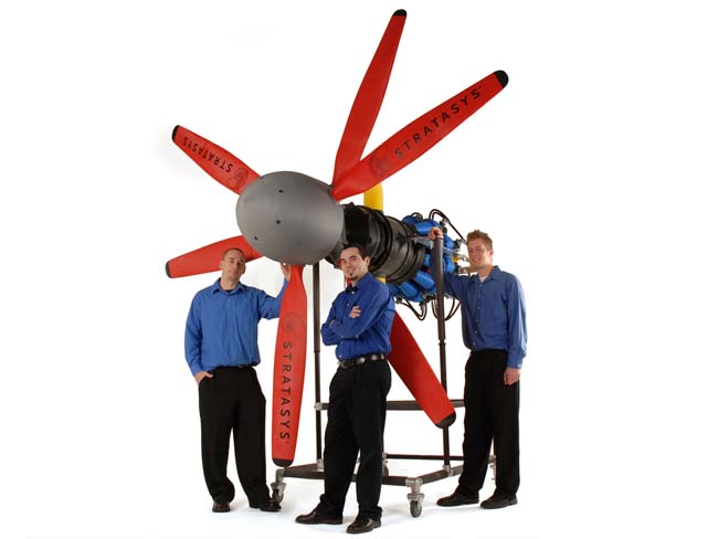 Stratasys and Autodesk Produce Full-scale Turbo-prop Aircraft Engine Model with 3D printing