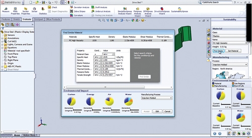 SolidWorks Sustainability Xpress