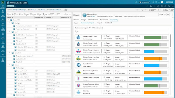 AI-powered Lifecycle Assessment Software Available from Siemens