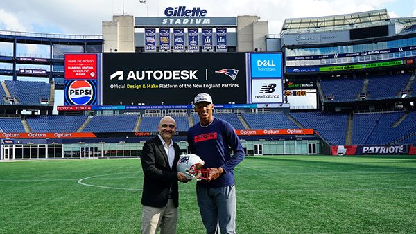 Autodesk, Kraft Group Team Up to Benefit New England Patriots 