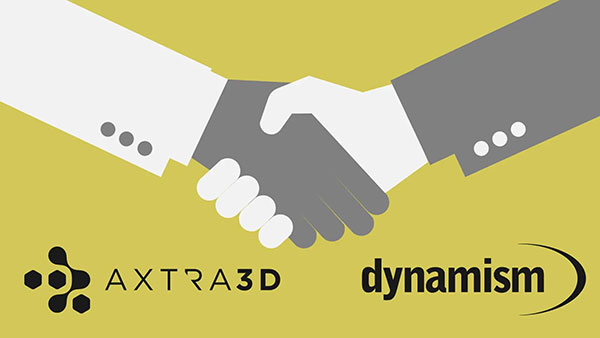 Axtra3D Sets Up Reseller Agreement with Dynamism