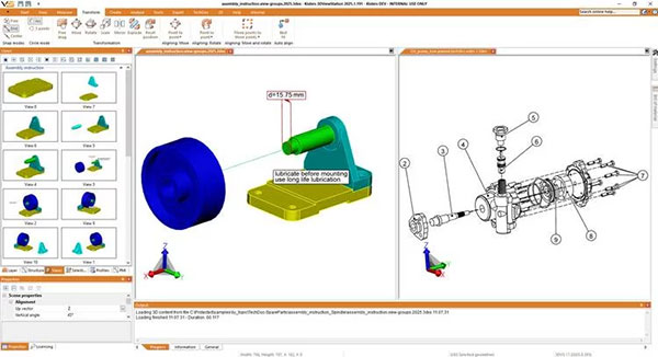 Kisters 3DViewStation Enables Creation and Maintenance of 3D Work Instructions