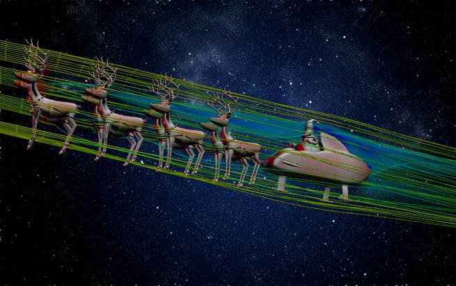Simulation for an Aerodynamic Sleigh