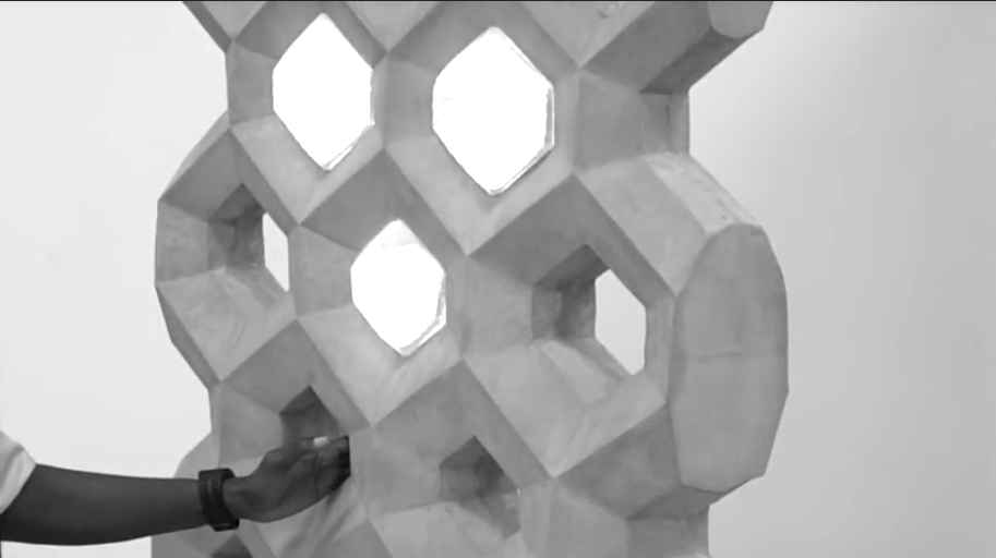 3D Printing Enables Concrete Smart Wall