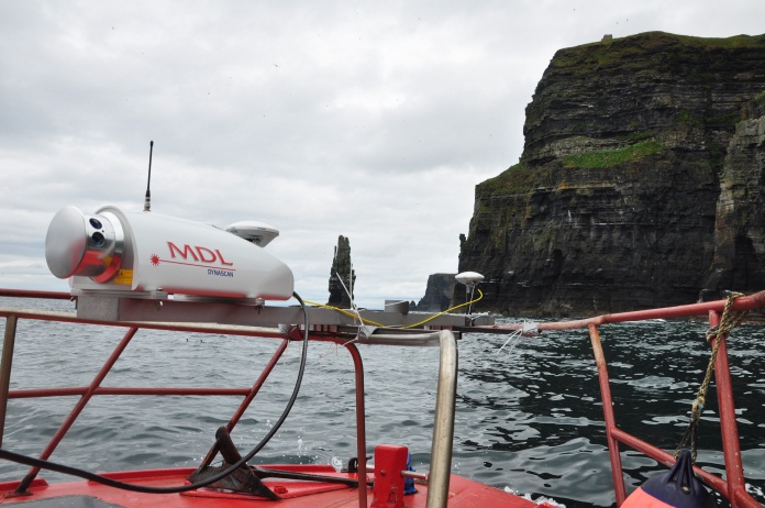 Renishaw Scans the Cliffs of Moher