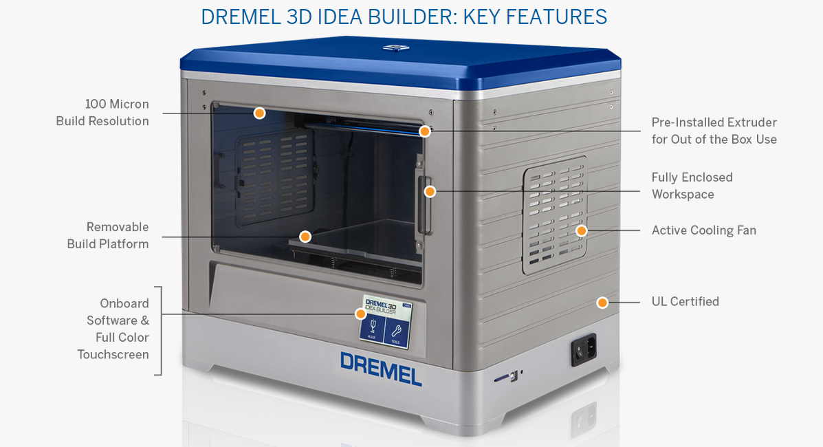 Dremel Releases Home 3D Printer; Uses Autodesk Spark 