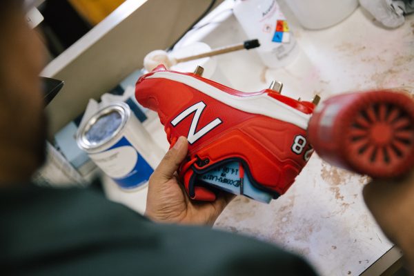 Indians Pitcher Sports 3D-Printed Spikes