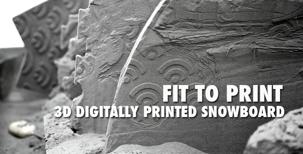 3D Printed Snowboard Shreds the Slopes