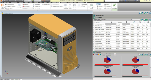 EcoDesigner, Now Available for Autodesk Inventor