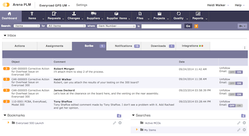 Arena Fall 2014 Release Emphasizes Data and Collaboration 